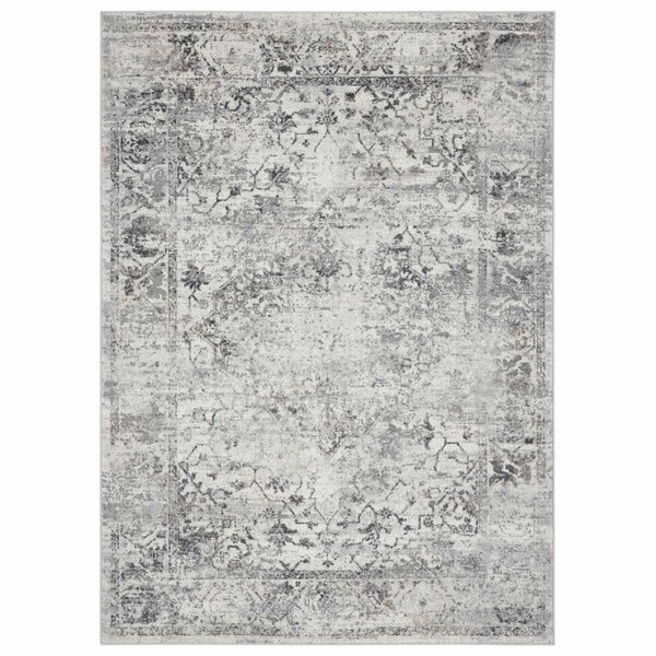 United Weavers Of America Austin Clark Grey Area Rectangle Rug, 5 ft. 3 in. x 7 ft. 2 in. 4540 20472 58